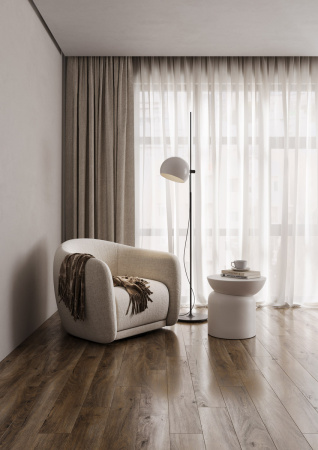 Кварц-виниловая плитка Fargo Комфорт клеевой Дуб Бронкс 20-7359-04 крашеная фаска 